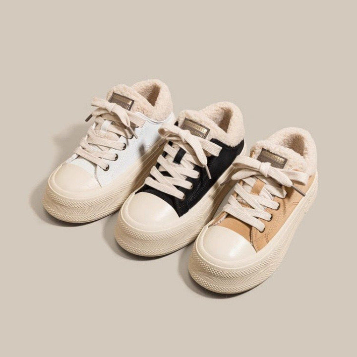 Damen Winterliche Sneaker mit kuscheligem Futter und rutschfester Sohle Drune