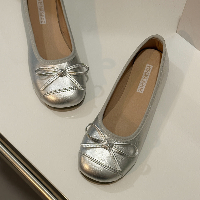 Damen Ballerina-Schuhe mit elegantem Schleifendetail Drune