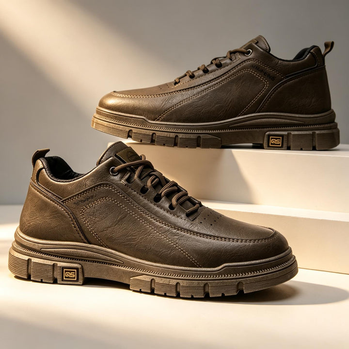 Herren Sportliche Leder Sneakers Drune