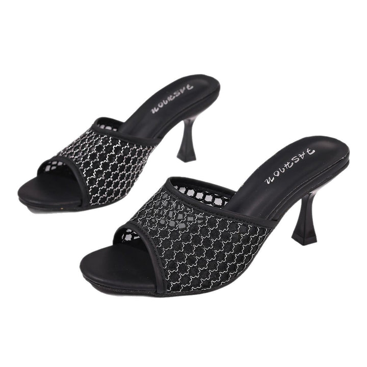Damen elegante und atmungsaktive Absatzsandalen Drune
