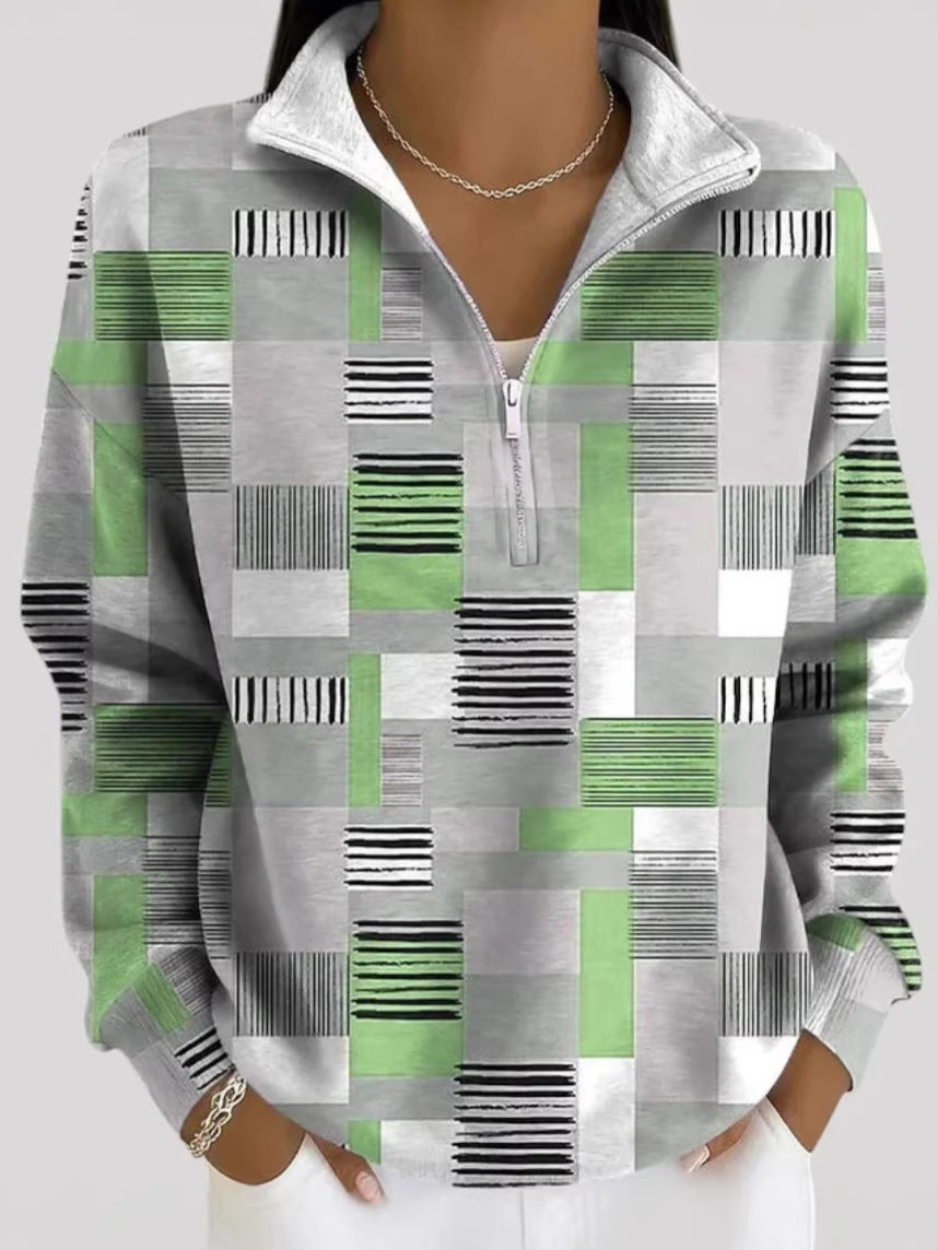 Damen Zip-Pullover