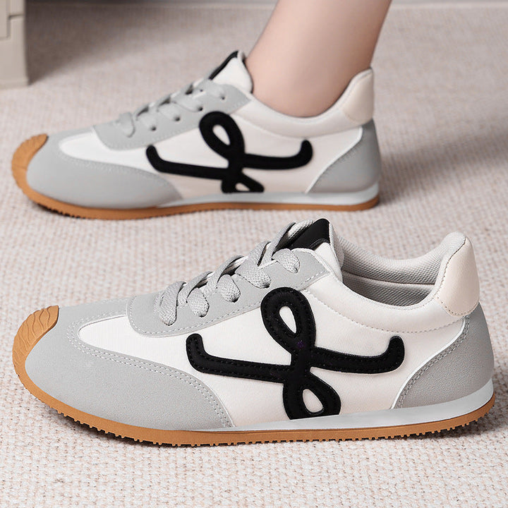 Damen Sportliche Sneakers mit weichem Obermaterial und bequemer Sohle Drune