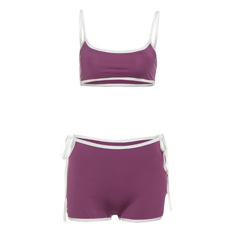 Damen Sportliches Bikini-Set mit verstellbaren Trägern und hochwertigen Materialien Drune