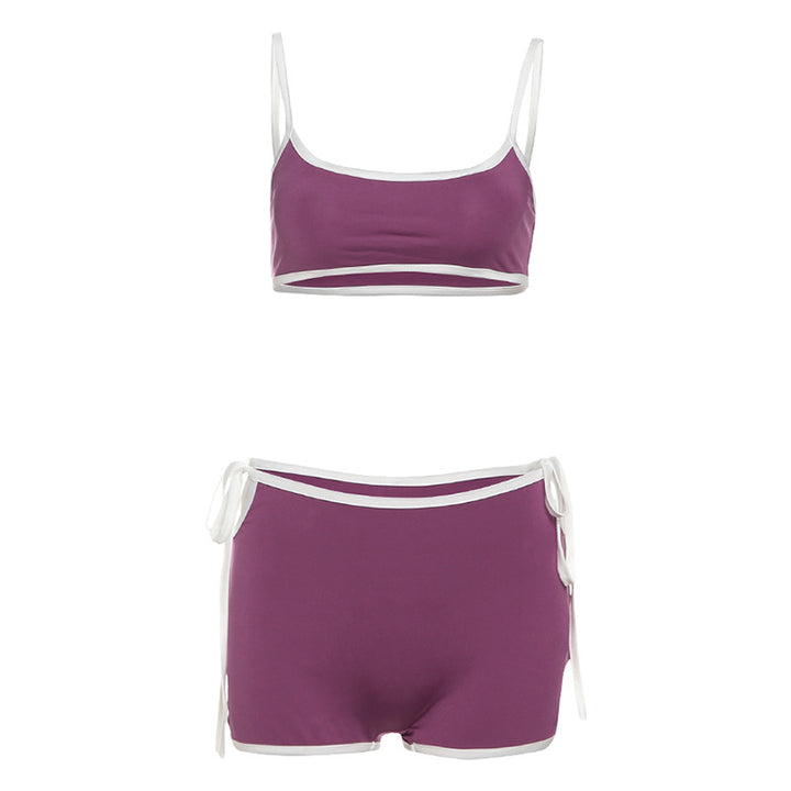 Damen Sportliches Bikini-Set mit verstellbaren Trägern und hochwertigen Materialien Drune