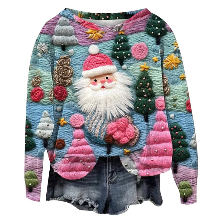 Damen Verspielter Weihnachts-Pullover Drune
