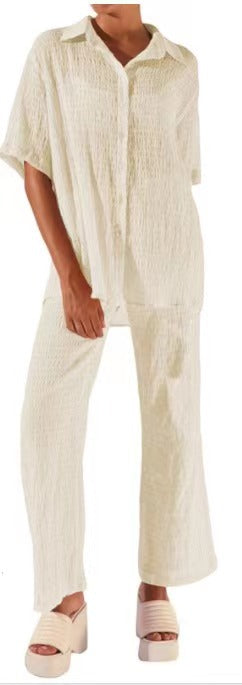 Damen luftiges und elegantes Zweiteiler-Set Drune