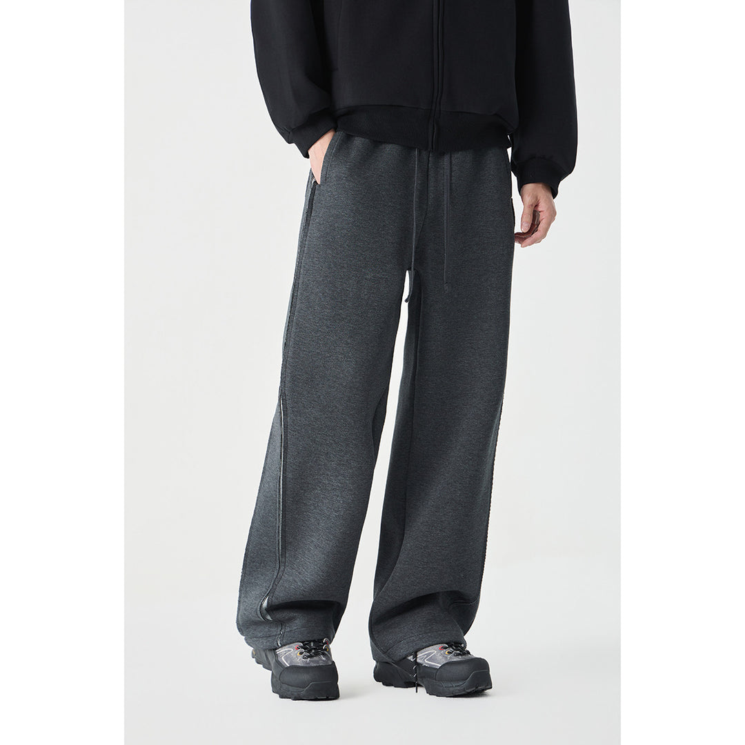 Damen Relaxed-Fit Culotte-Sweathose mit hohem Gummibund und Kontrastpaspel Drune