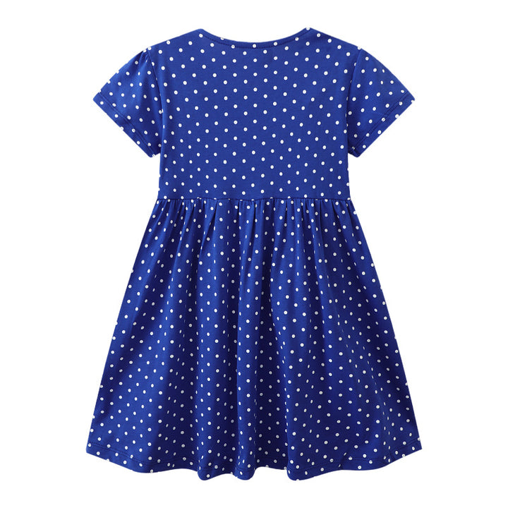 Mädchen Freizeitkleid mit niedlichem Dinosaurier-Motiv Drune