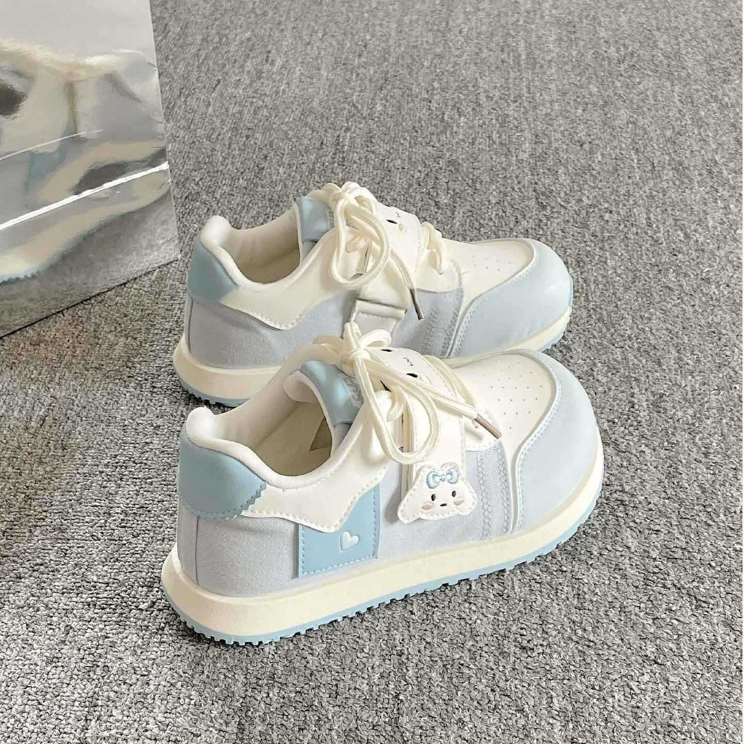Damen Sportliche Sneakers mit niedlichen Tiermotiven und komfortabler Sohle Drune