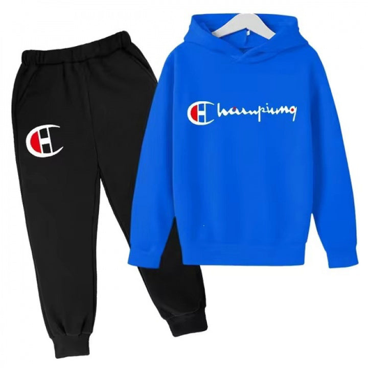 Unisex nan Kapuzenpullover mit Jogginghose Freizeitset Drune