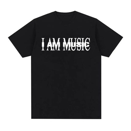 Damen T-Shirt mit modernem Typografie-Druck Drune