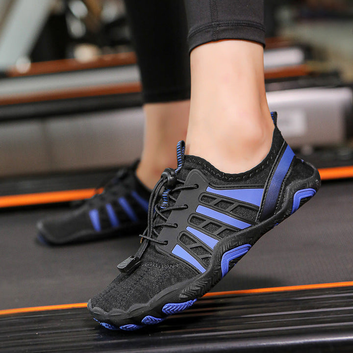Damen Freizeit-Sneaker mit atmungsaktiver Netz-Oberfläche und flexiblem Sohlenprofil Drune