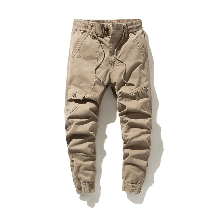 Herren Städtischer Tapered Funktions-Jogger mit elastischem Komfortbund, verstärkten Kniepartien und Knöchelreißverschluss Drune