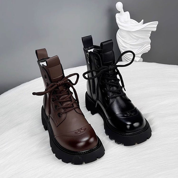 Damen Modische Ankle Boots mit Strapazierfähiger Sohle Drune