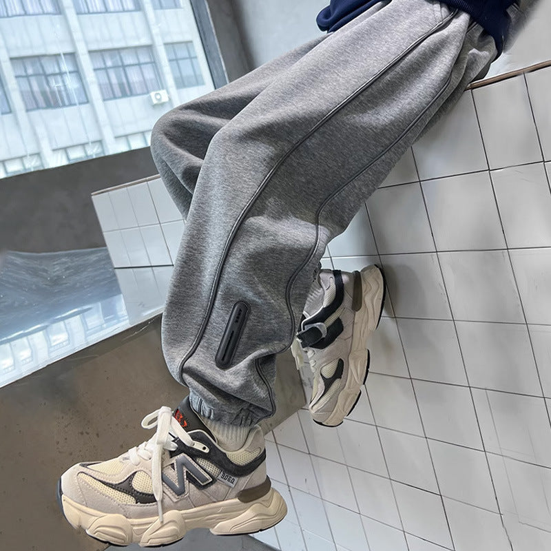 Herren Sportliche Fleece-Hose Drune