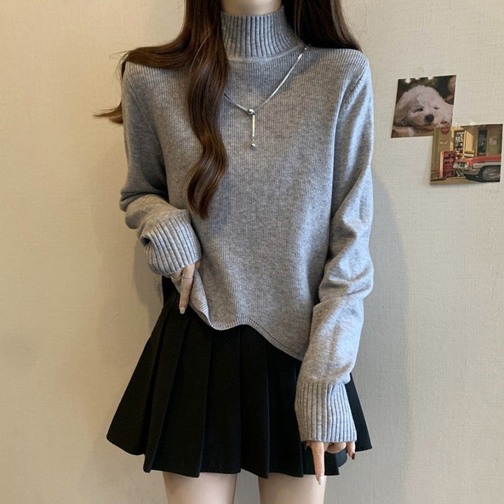 Damen Rollkragenpullover aus feinem Strick Drune