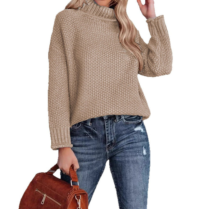 Damen gemütlicher Strickpullover Drune