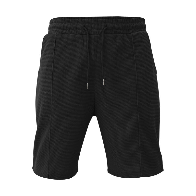 Herren modisches Sportensemble mit kurzer Hose und Kapuzenoberteil Drune