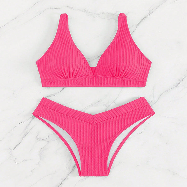 Damen Hochgeschnittener Triangel-Bikini Drune