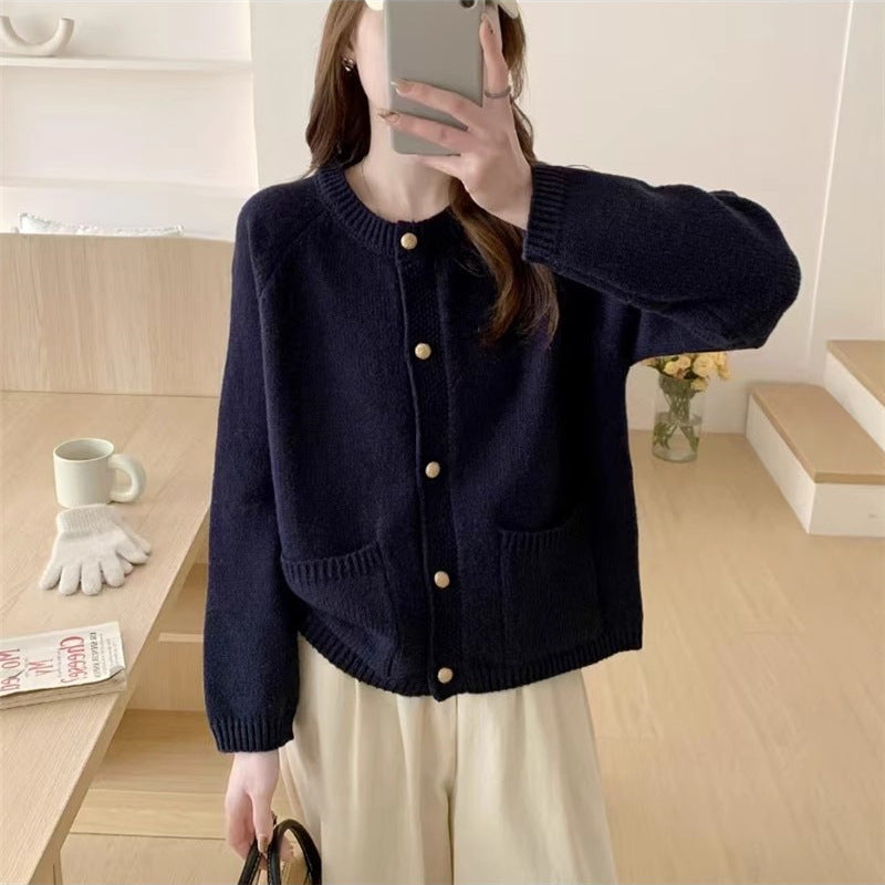 Damen Strickjacke mit hochwertiger Strickstruktur und praktischen Taschen Drune