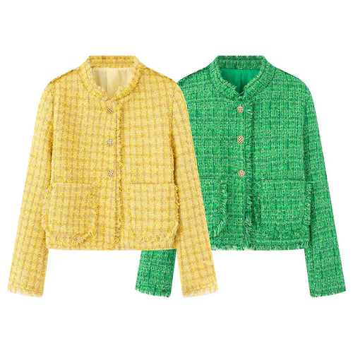 Damen Schnittige Tweedjacke Drune