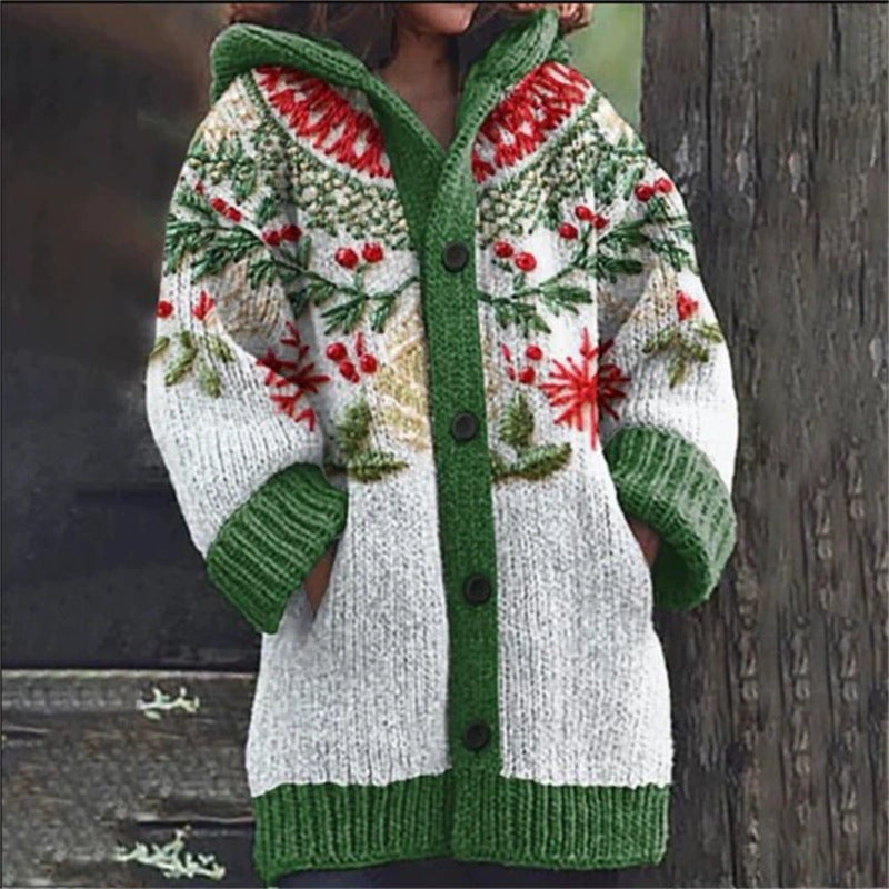 Drune | Streifenmuster-Cardigan