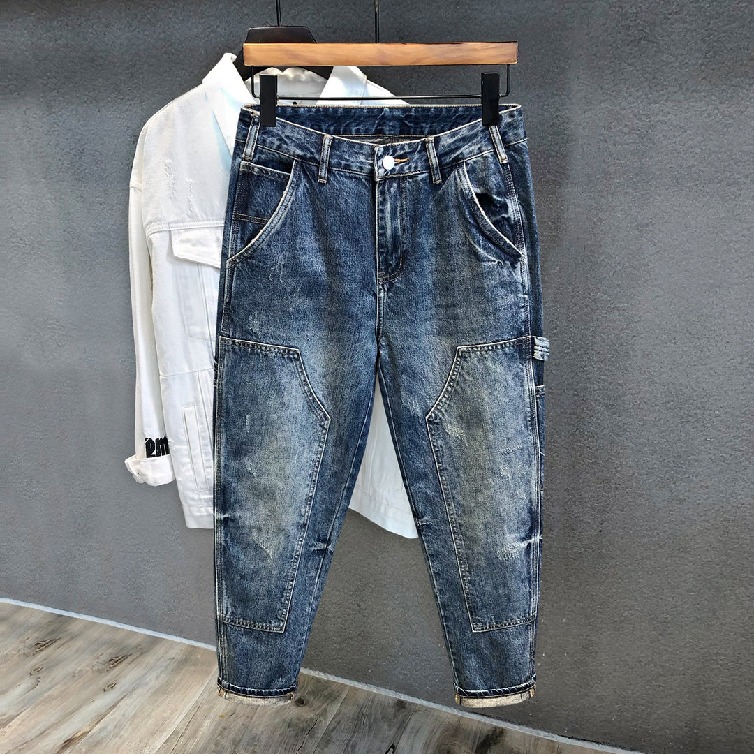 Damen Modische Denim Hose Drune