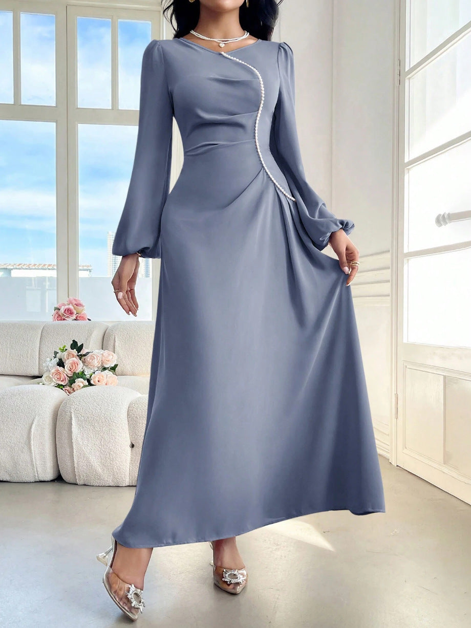 Damen Elegantes Maxikleid mit besonderem Ausschnitt Drune