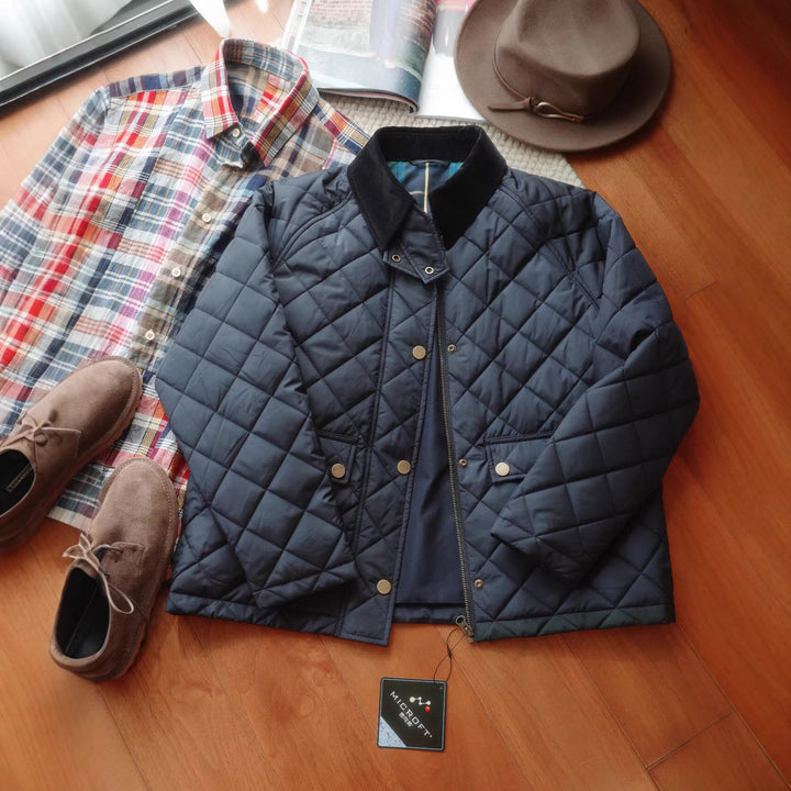 Damen Steppjacke mit hochgeschlossenem Kragen Drune