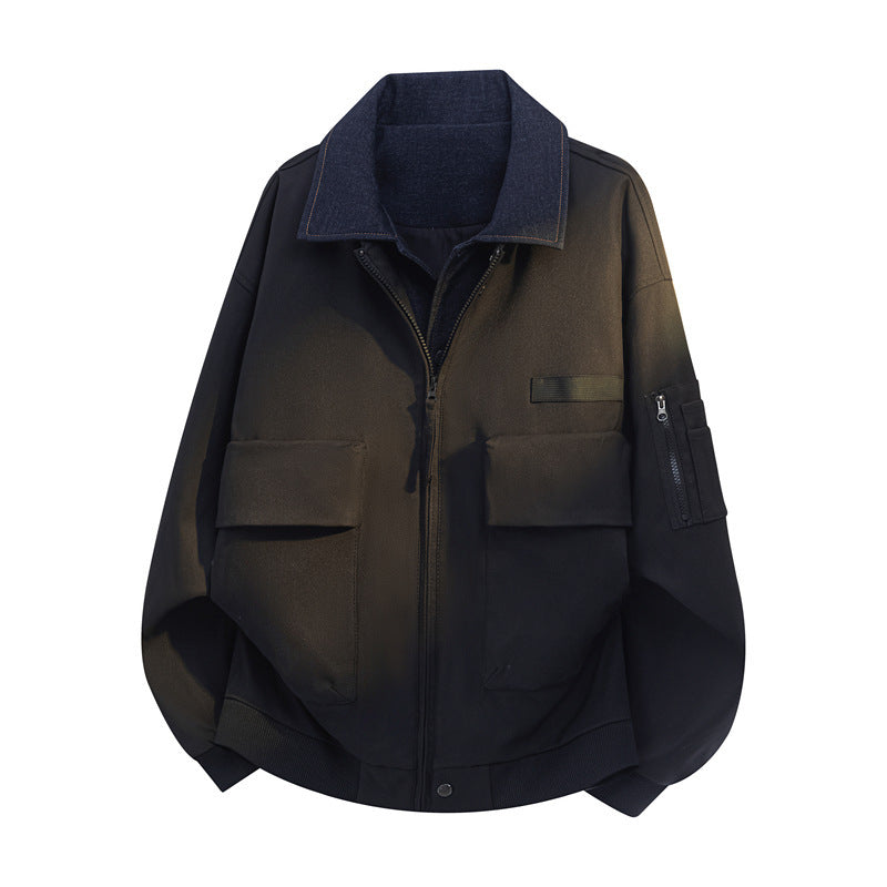 Herren Utility-Jacke mit praktischen Taschen Drune