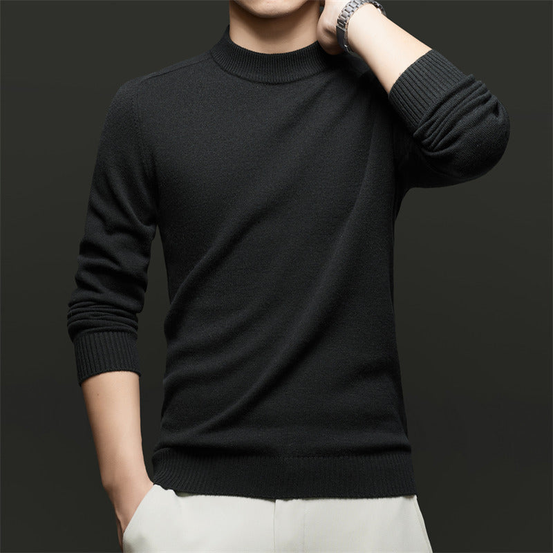 Herren Feiner Rundhals Pullover aus hochwertiger Baumwolle Drune