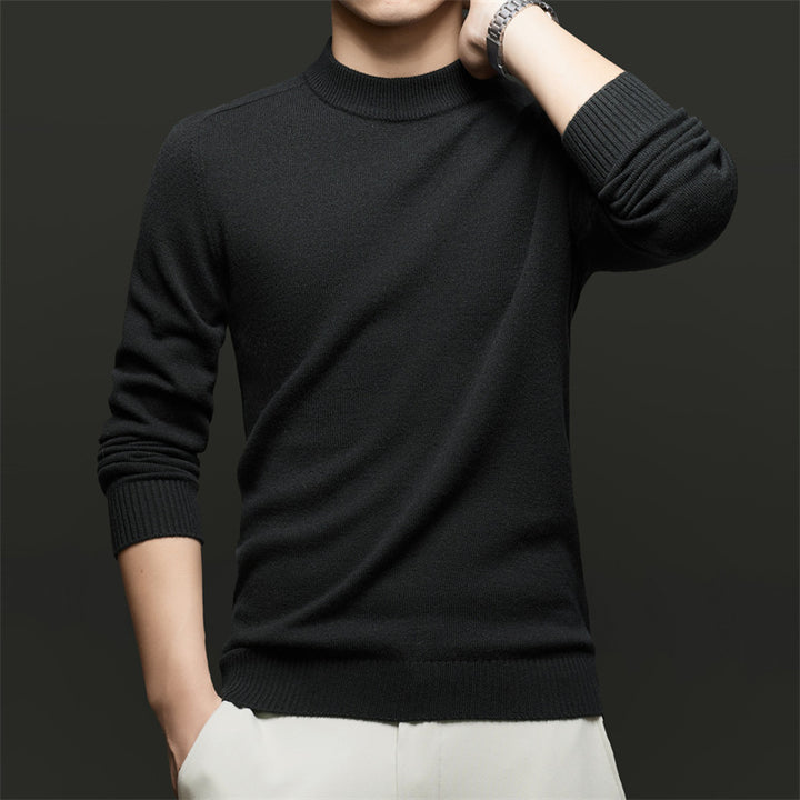 Herren Feiner Rundhals Pullover aus hochwertiger Baumwolle Drune