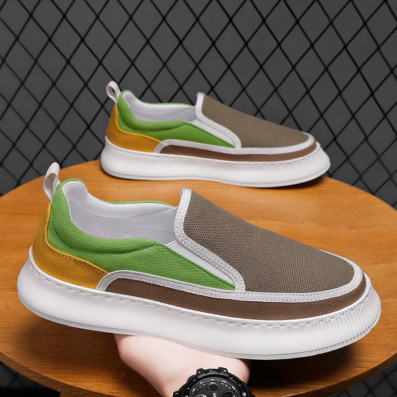 Damen Elegante Slip-On Sneakers mit hautfreundlichem Obermaterial und flexibler Sohle Drune