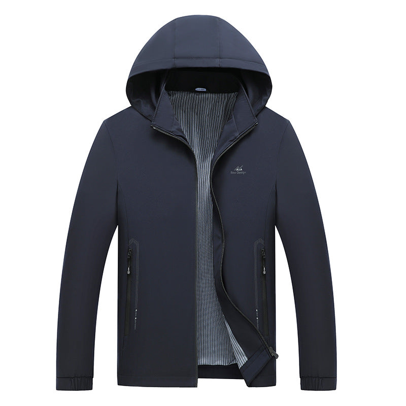 Herren Funktionsjacke mit isolierter Kapuze und atmungsaktiver Innenauskleidung Drune