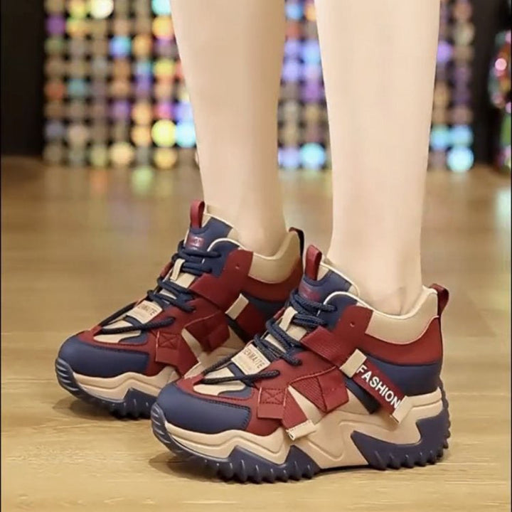 Damen Hohe Sneakers mit sportlichem Design Drune