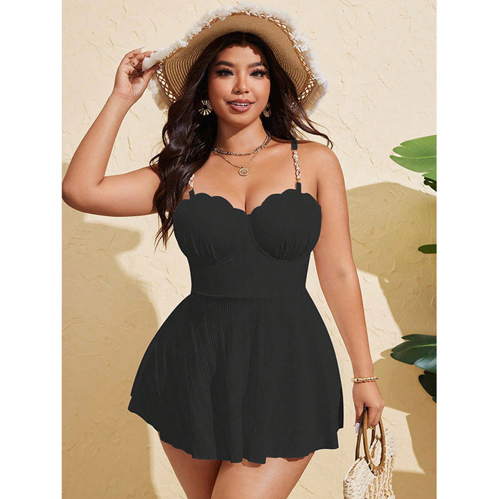 Damen Strandkleid mit raffiniertem Wellensaum Drune