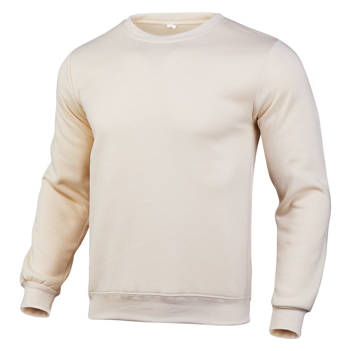 Herren Komfortabler Rundhals-Pullover aus hochwertigem Baumwollmix Drune