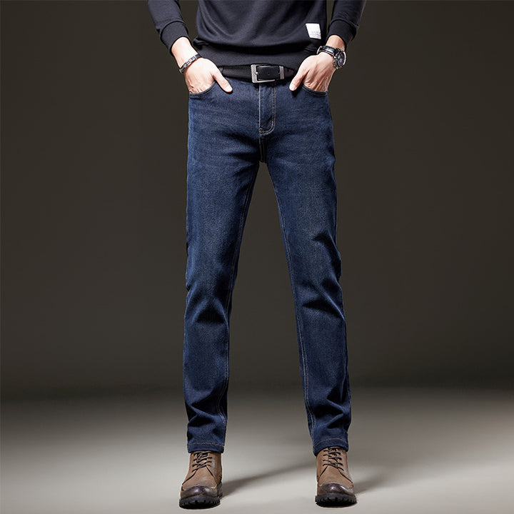 Herren Jeans im geraden Schnitt aus Stretch-Denim mit klassischem fünf‑Taschen‑Schnitt Drune
