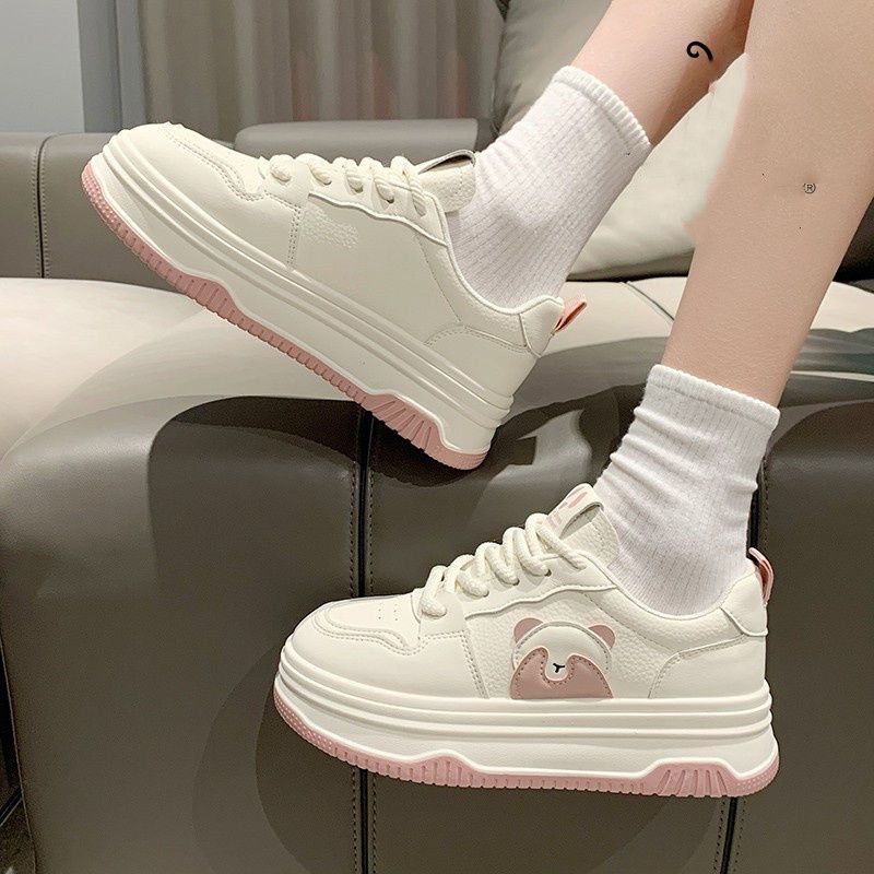 Damen Modische Sneaker mit Pandadesign Drune