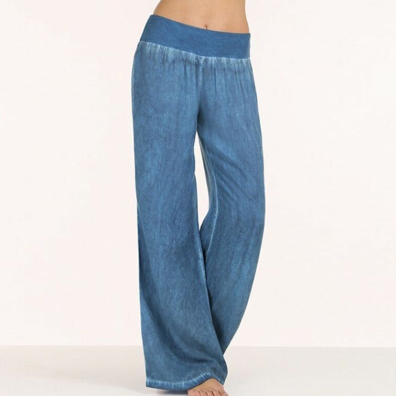Lucienne Women's Relaxed Wide-Leg Trousers