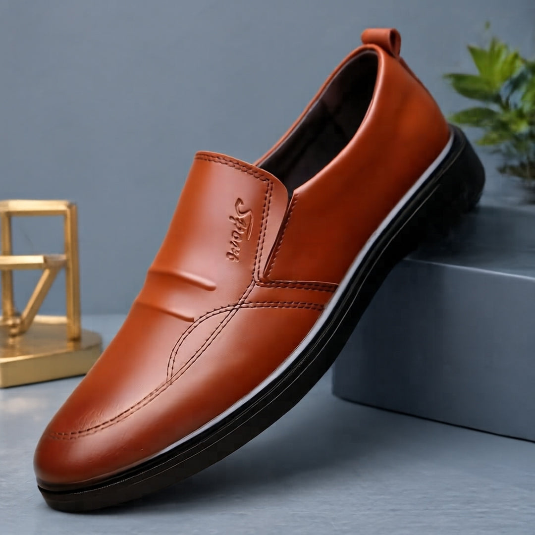 Herren Elegante und Bequeme Slip-On Lederschuhe Drune 1788175386