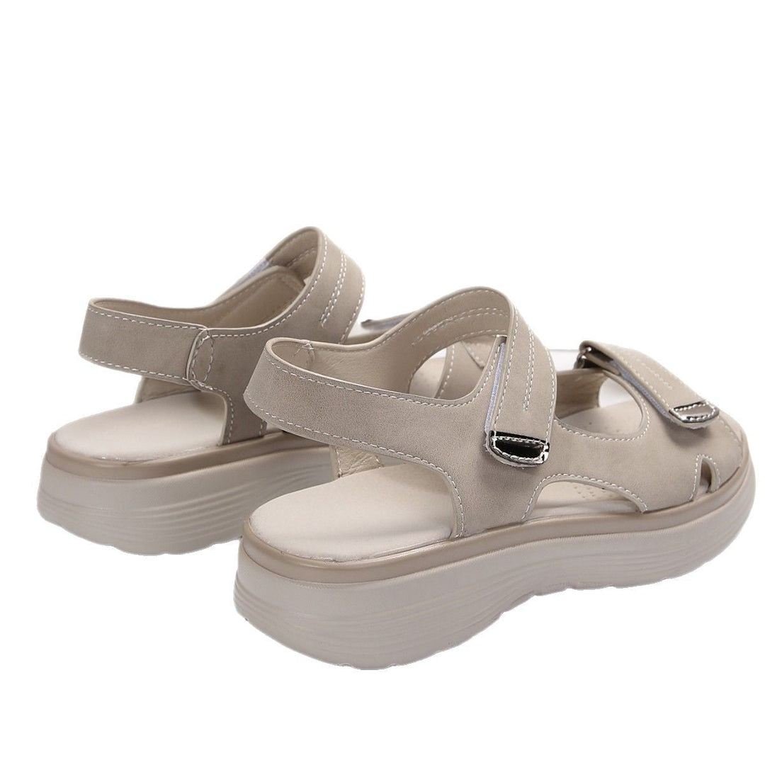 Damen komfortable Sandalen mit verstellbaren Riemen Drune