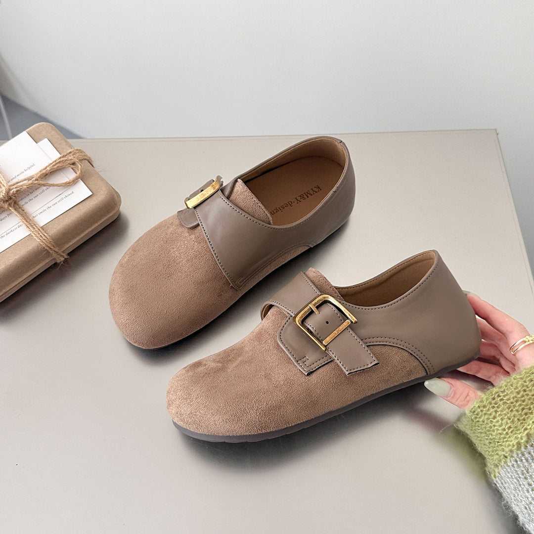 Damen Bequeme Clogs mit dekorativem Riemen Drune