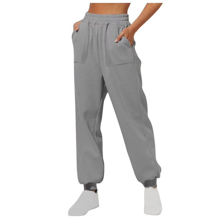 Damen lässige Freizeithose mit hohem Bund Drune