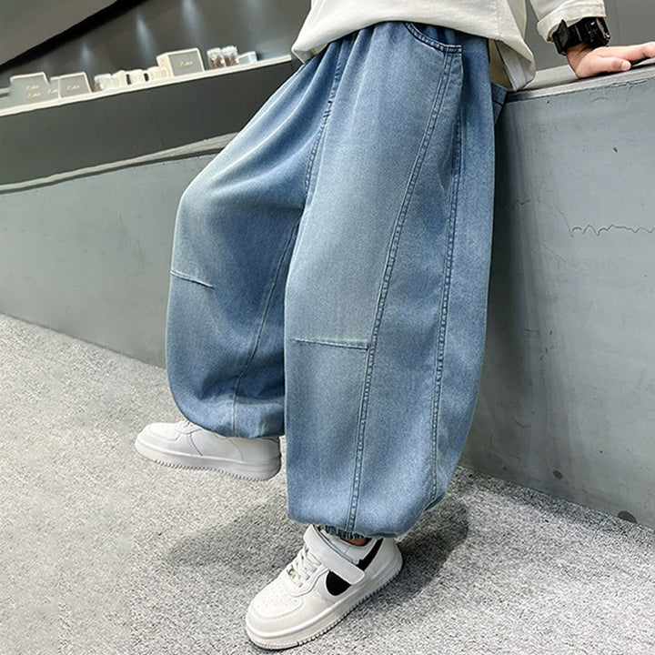 Unisex lässige Jeans mit bunten Stickereien Drune