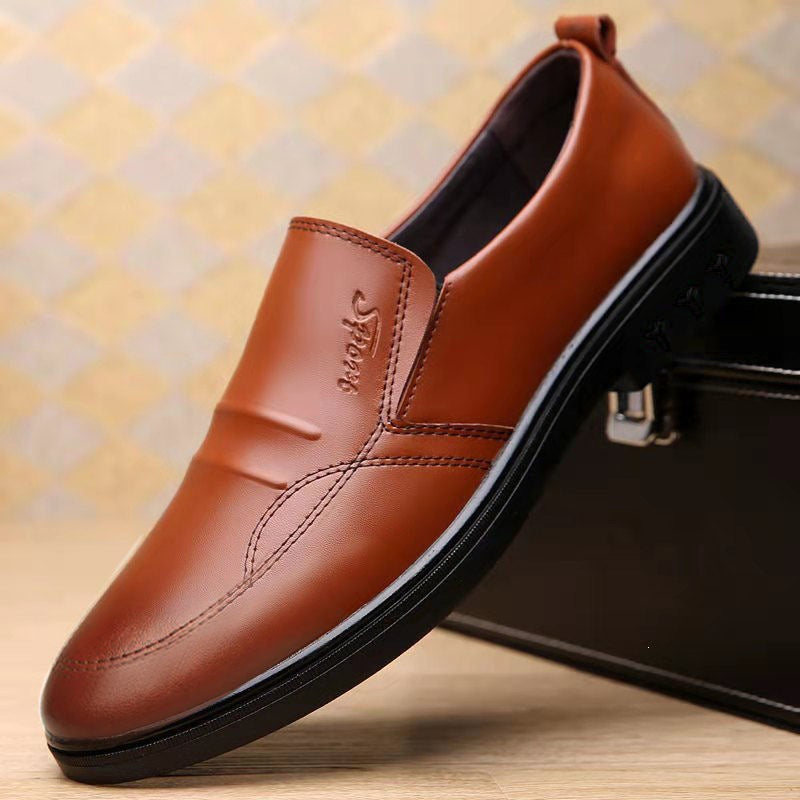 Herren Elegante und Bequeme Slip-On Lederschuhe Drune 1788175386
