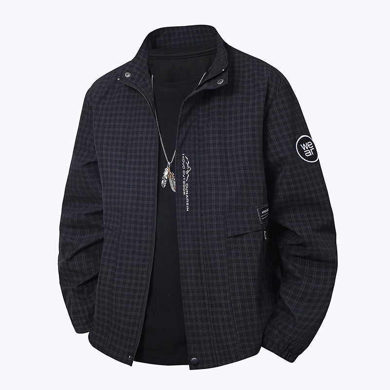Herren Multifunktionale Windjacke mit hohem Kragen Drune