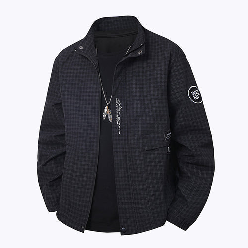 Herren Multifunktionale Windjacke mit hohem Kragen Drune