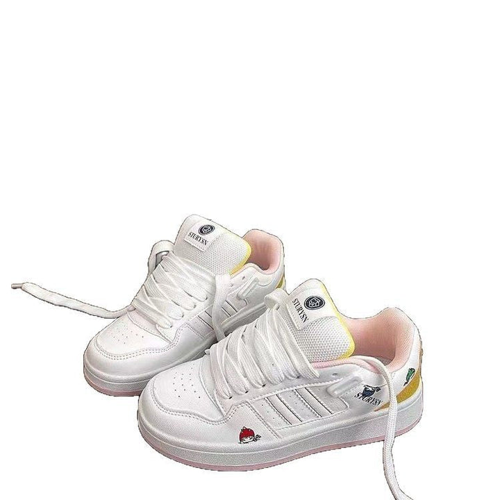Damen Sneakers mit lustigen Applikationen und rutschfester Sohle Drune