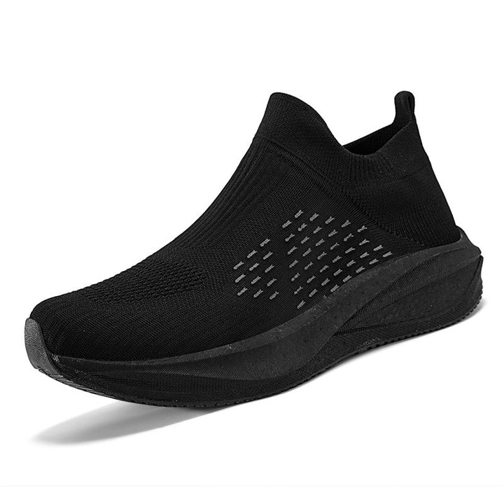 Damen Strick-Slip-On Sneaker mit nahtlosem Elastikschaft und dämpfender Plateau-Sohle Drune